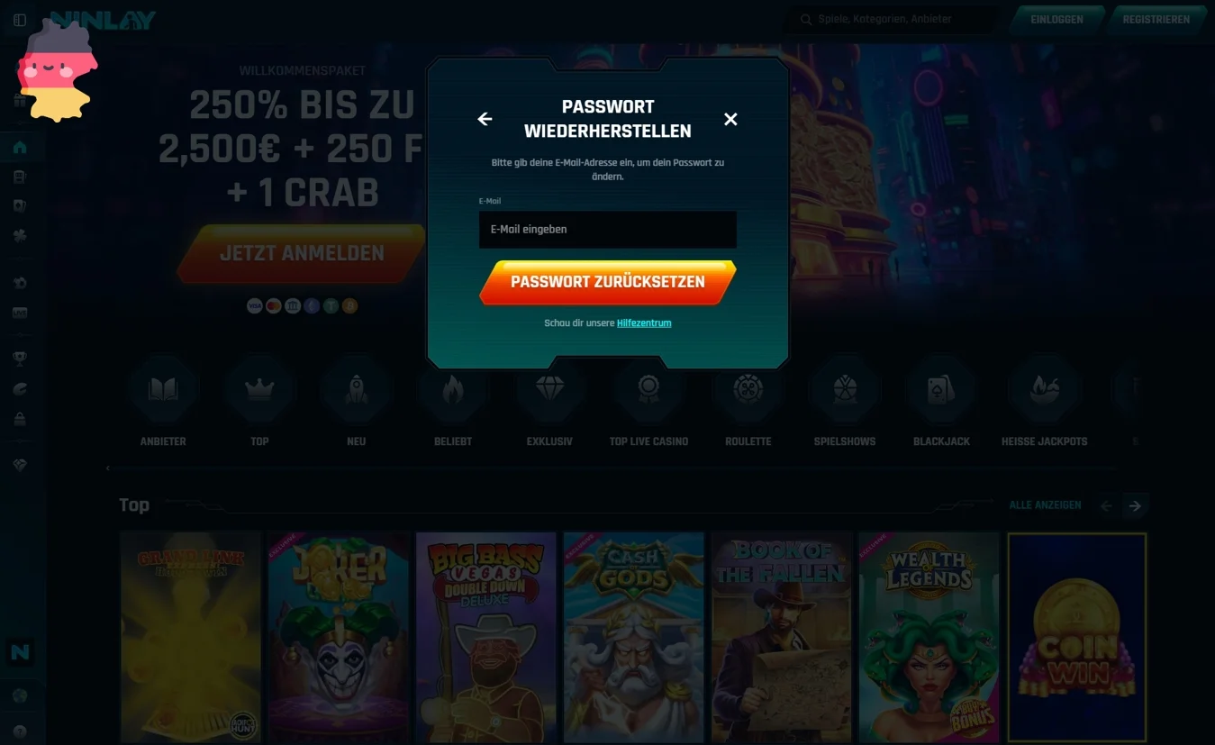 Ninlay Casino Login