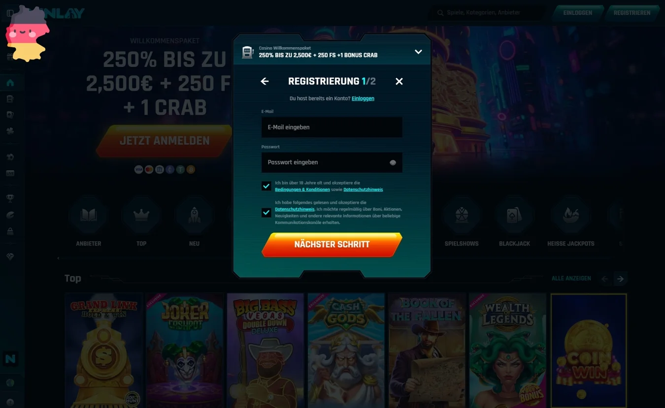 Ninlay Casino Anmeldung