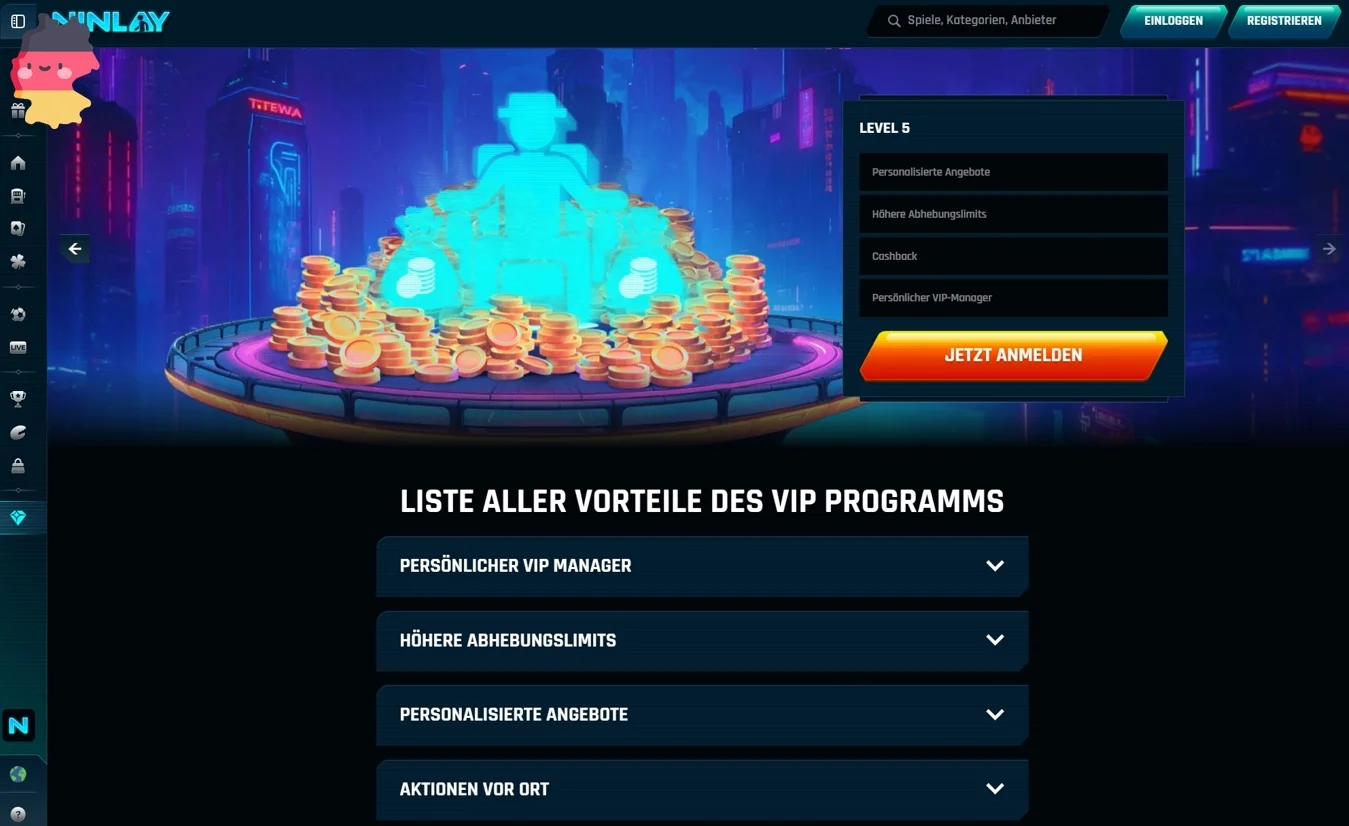 Ninlay Casino Bonus