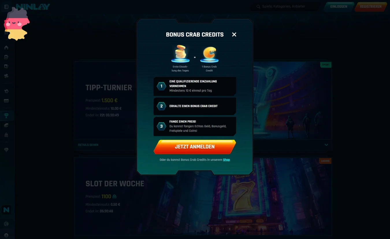 Ninlay Casino Bonus