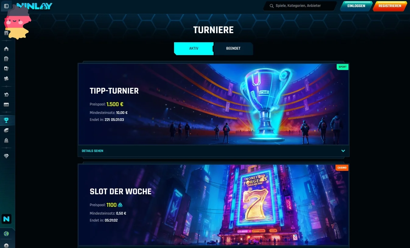 Ninlay Casino Bonus